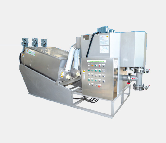 Pre-thickening Screw Sludge Dehydrator